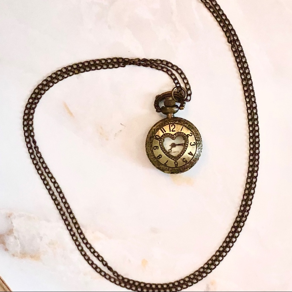 Watch Pendant Necklace